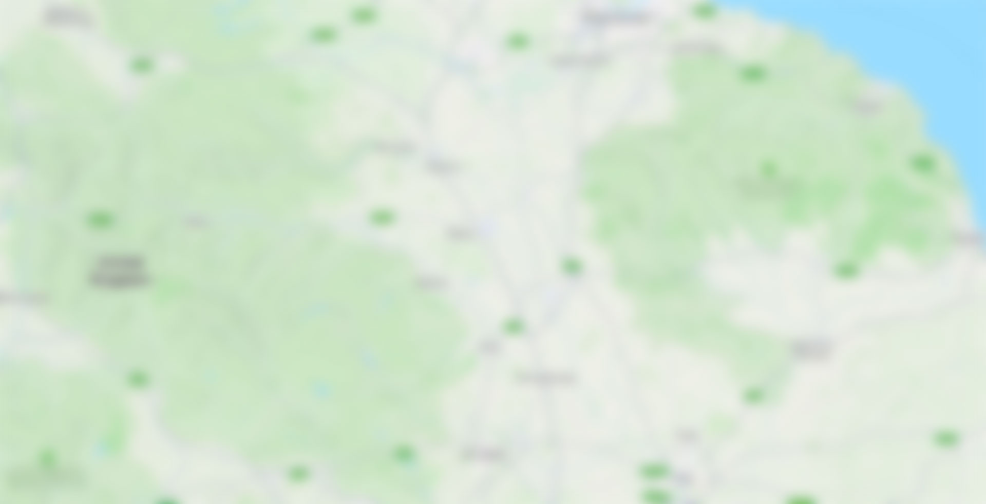 Map of Yorkshire